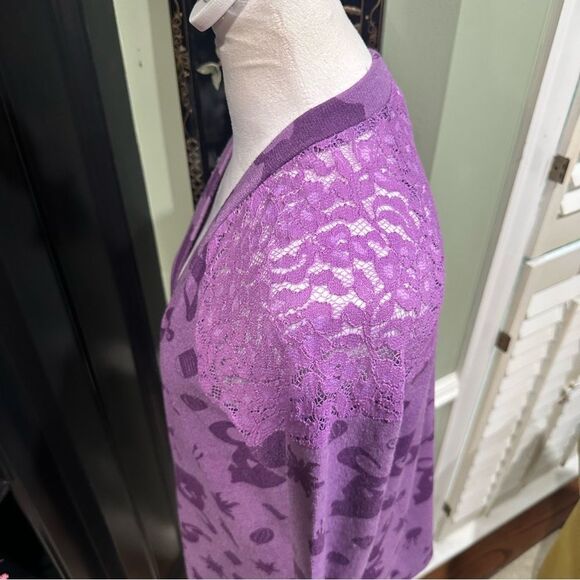 Disney Tangled Purple Flyaway Cardigan Size S/M - Picture 4 of 13